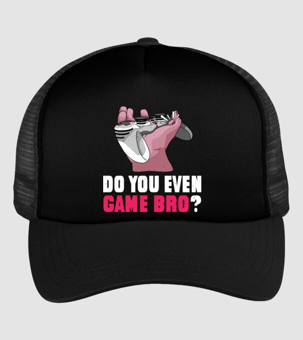 Do You Even Game Bro? model negru pe tricou