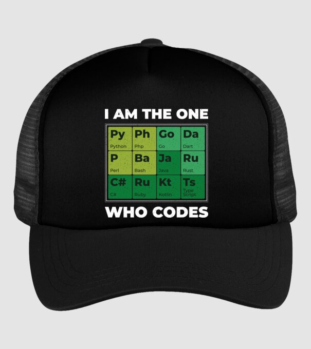 I am the one who codes tricou amuzant programator model negru pe tricou