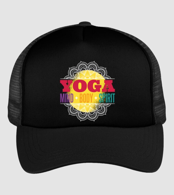 Valori yoga model negru pe tricou