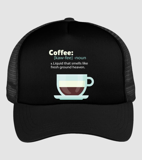 Definiție cafea model negru pe tricou