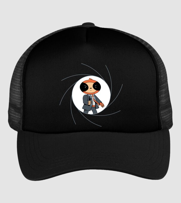 Leneș Bond 007 model negru pe tricou
