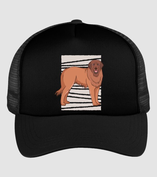 Câine ciobănesc Leonberg model negru pe tricou