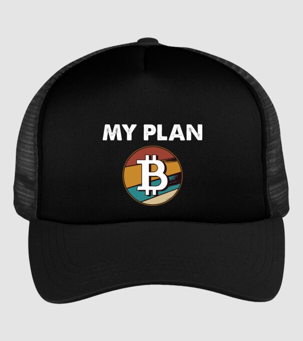 My plan B - Bitcoin model negru pe tricou