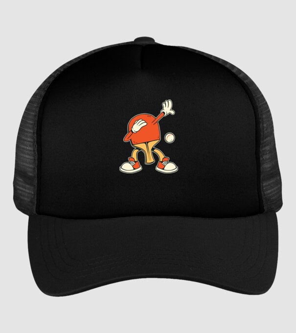 Ping Pong DAB model negru pe tricou