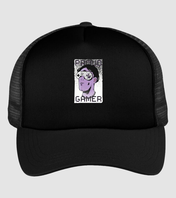 Ochelarii VR Proud Gamer model negru pe tricou