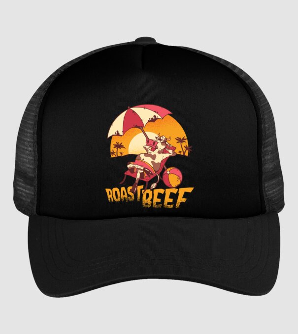 Friptură de vită - Roast Beef model negru pe tricou