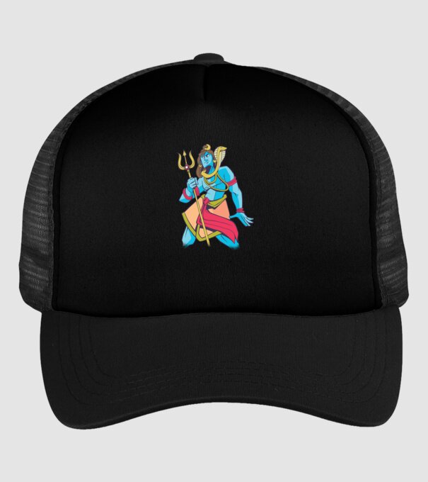 Shiva model negru pe tricou