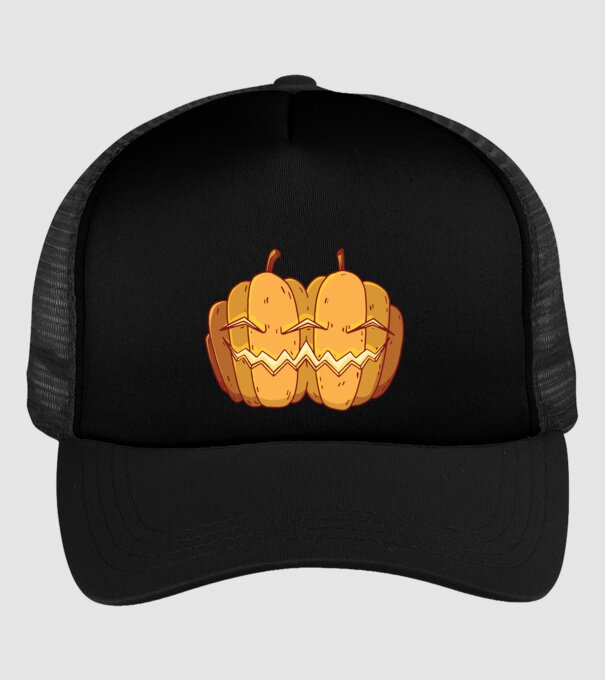 Dovleci siamezi de Halloween model negru pe tricou