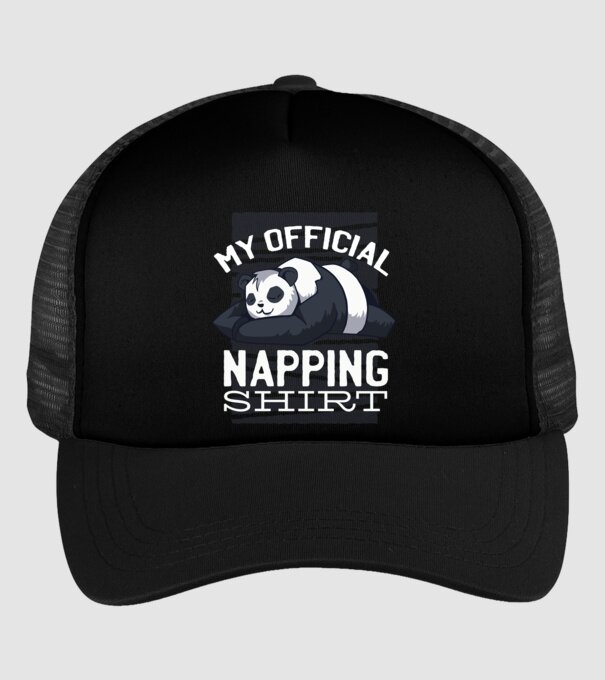This is my official napping T-shirt, tricou amuzant odihnă model negru pe tricou
