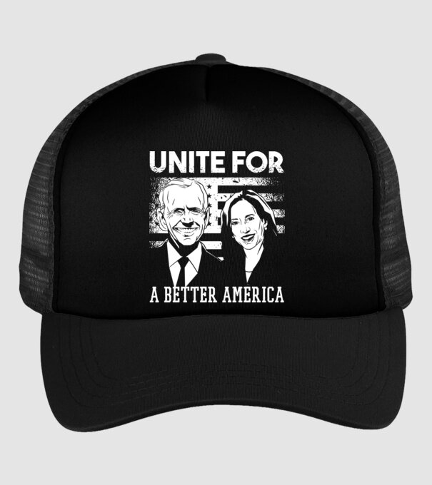 Unite for a better America - Biden Harris model negru pe tricou