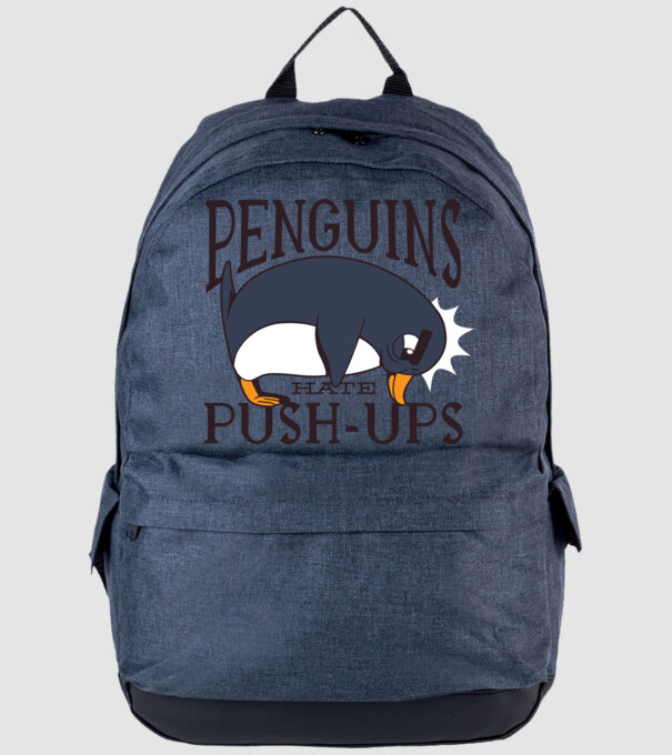 Pinguinii urăsc flotările model albastru jeanși pe tricou
