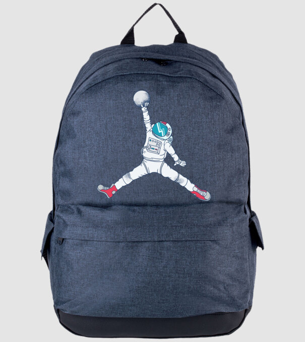 Air Astronaut tricou astronaut model albastru jeanși pe tricou