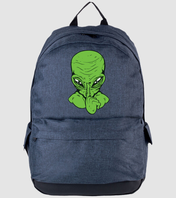 Alien Psst model albastru jeanși pe tricou