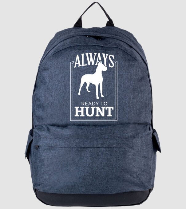 Always ready to hunt Câine de vânătoare model albastru jeanși pe tricou
