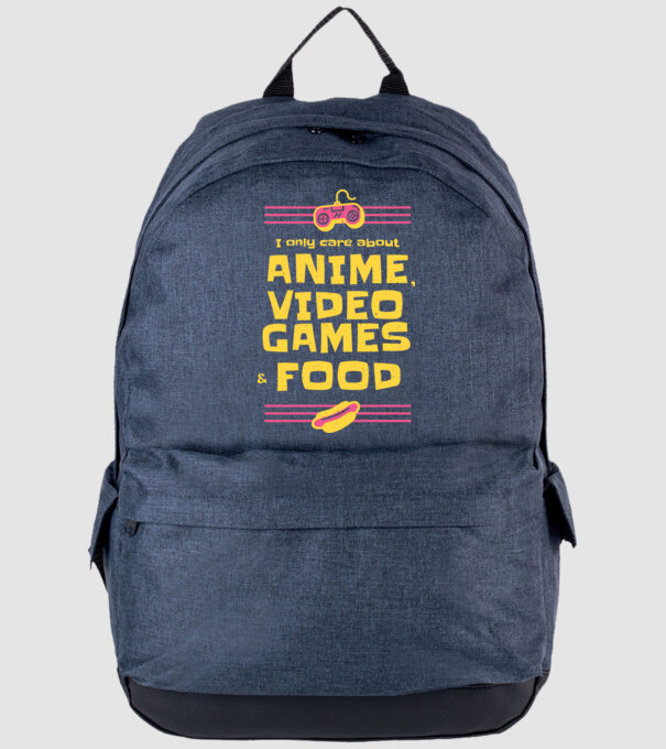 Joc video Anime model albastru jeanși pe tricou