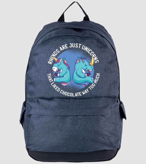 Rinocerul este, de asemenea, un unicorn model albastru jeanși pe tricou