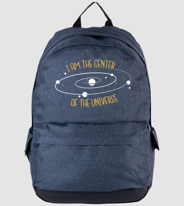 Centrul universului model albastru jeanși pe tricou