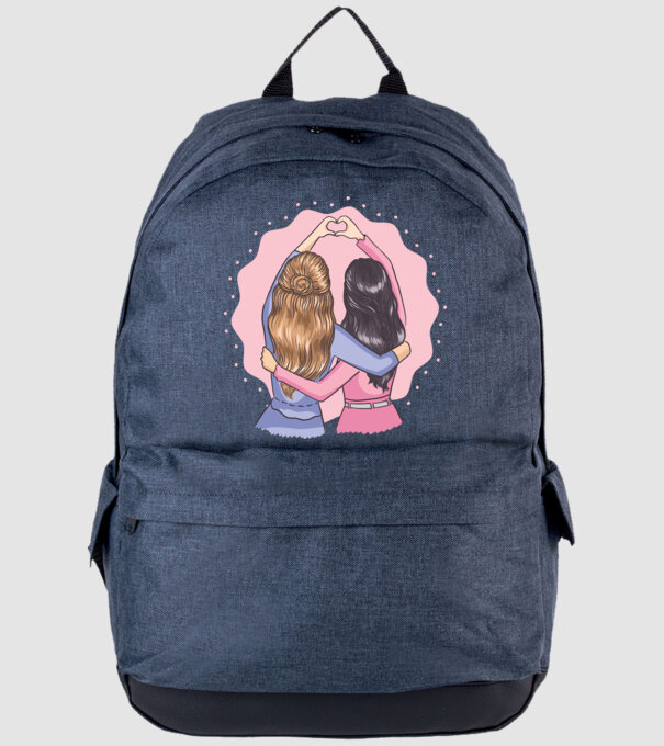 Best Friends Forever - Cele mai bune prietene model albastru jeanși pe tricou