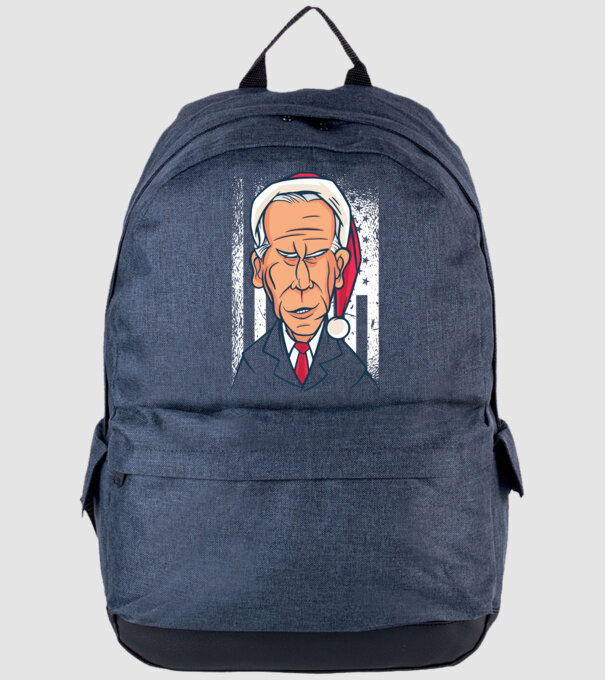 Crăciun Biden model albastru jeanși pe tricou