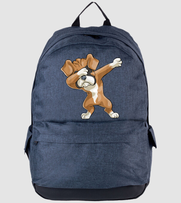 Boxer dab model albastru jeanși pe tricou