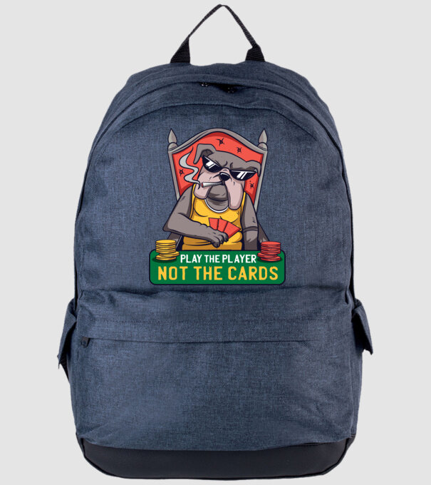 Bulldog Poker model albastru jeanși pe tricou