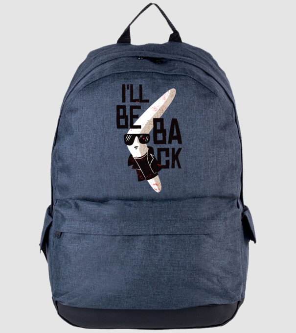 'Boomerang - Mă voi întoarce - I''ll be back' model albastru jeanși pe tricou