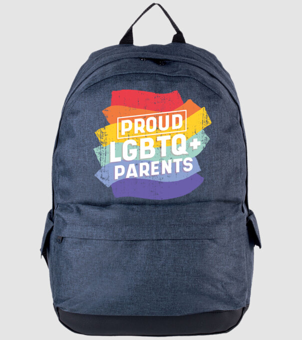 Părinți mândri LGBTQ model albastru jeanși pe tricou