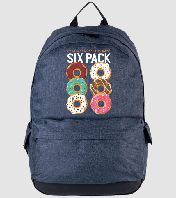 Check out my Six Pack model albastru jeanși pe tricou