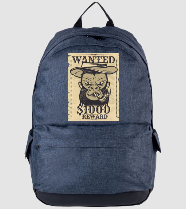 Maimuță cowboy model albastru jeanși pe tricou