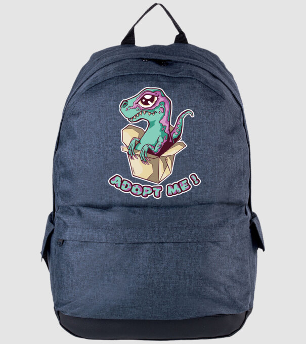 Raptor drăguț model albastru jeanși pe tricou