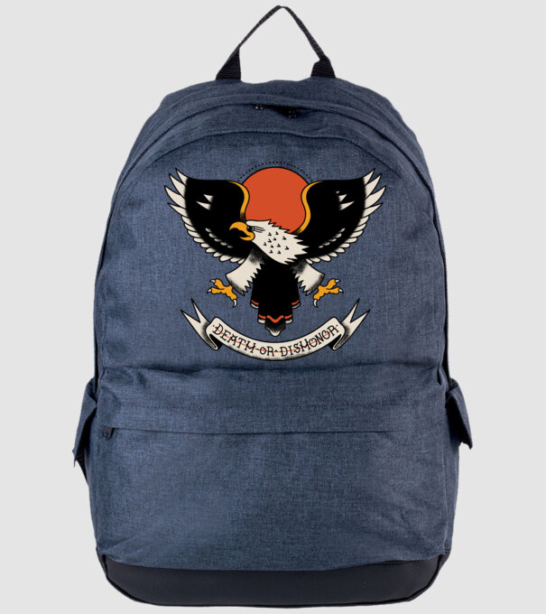 Eagle Tatuaj model albastru jeanși pe tricou