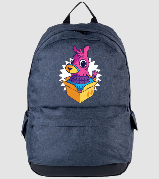 Fortnite Llama model albastru jeanși pe tricou
