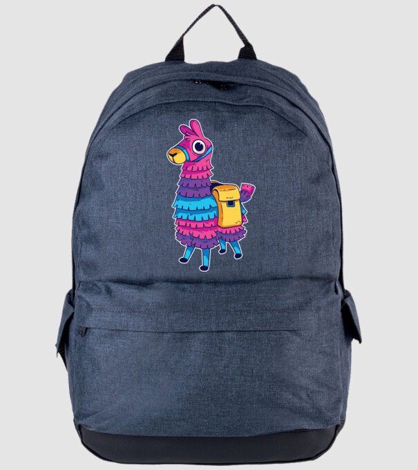 Fortnite LLama - Tricou gamer cu lama model albastru jeanși pe tricou