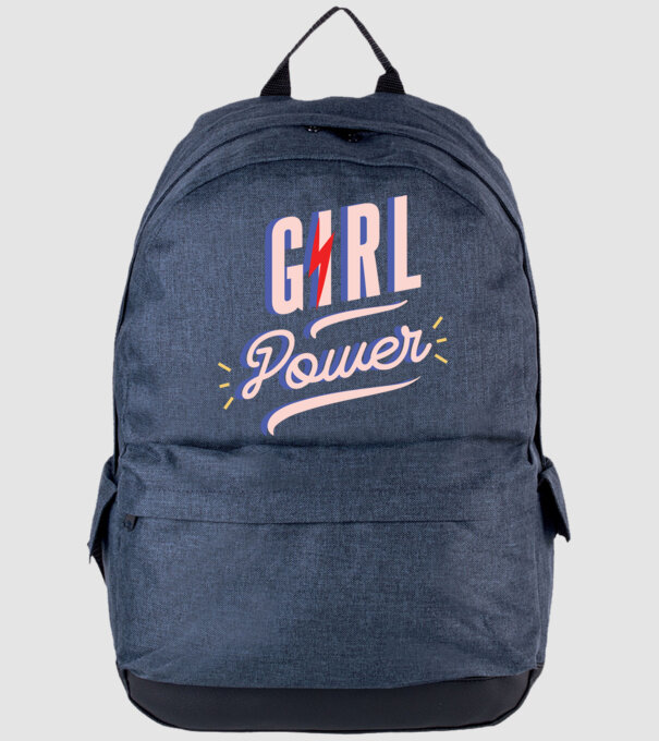 Girl Power de Ziua Femeii model albastru jeanși pe tricou