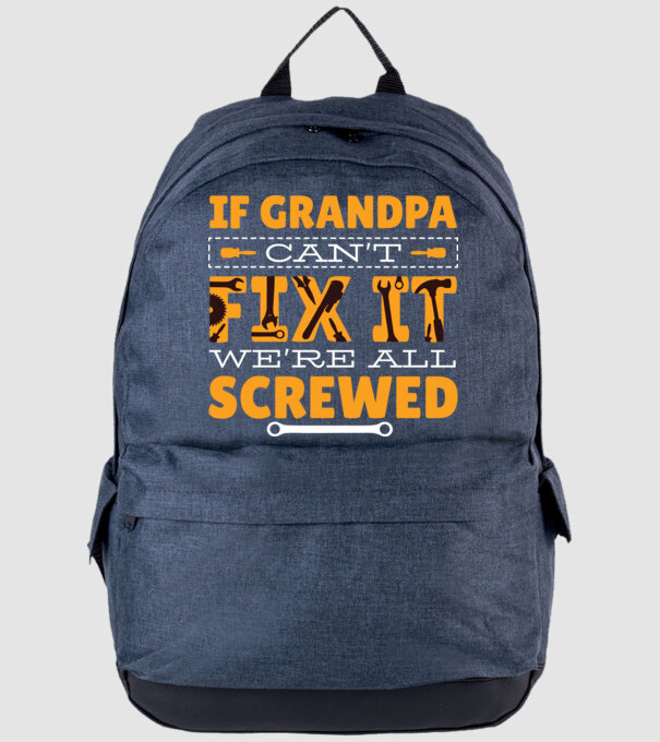 Dacă bunicul nu o poate repara, suntem terminați model albastru jeanși pe tricou