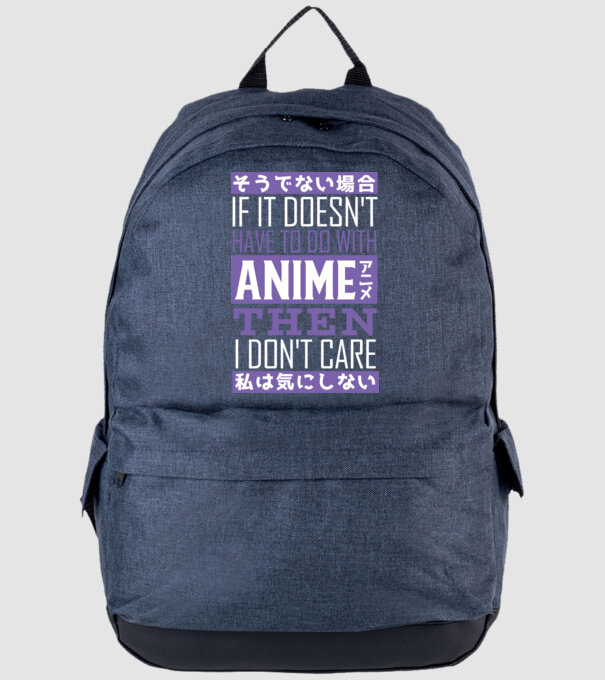 Dacă nu are nimic de-a face cu Anime, nu-mi pasă model albastru jeanși pe tricou