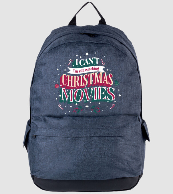 'I Can''t I''m still watching Christmas Movies' model albastru jeanși pe tricou