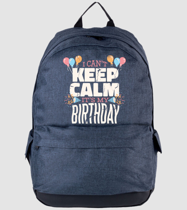 'I can''t keep calm it''s my birthday' model albastru jeanși pe tricou