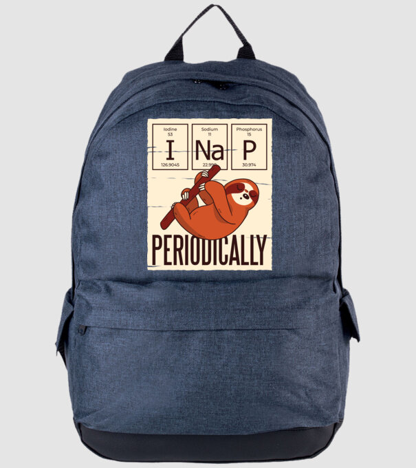 I NaP Periodic tricou leneș model albastru jeanși pe tricou