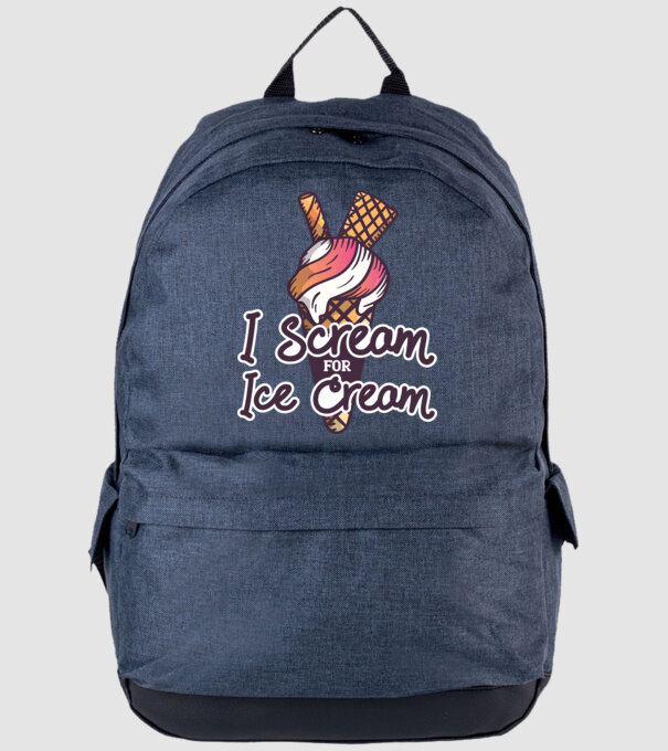 I Scream for Ice Cream model albastru jeanși pe tricou