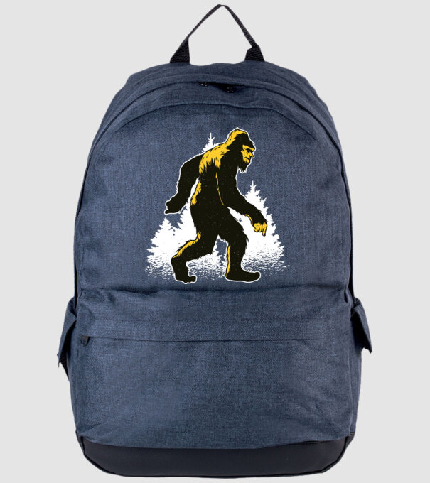 Yeti în pădure model albastru jeanși pe tricou