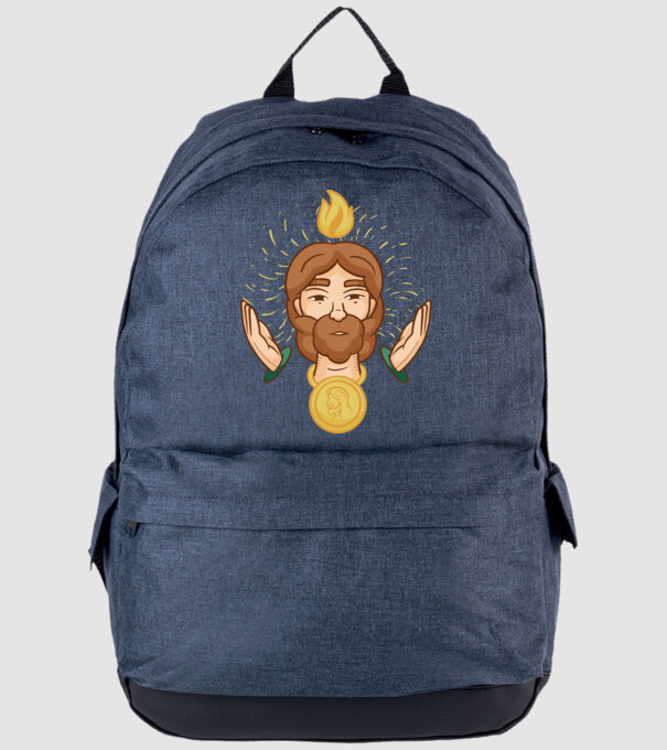 Apostolul Iuda model albastru jeanși pe tricou