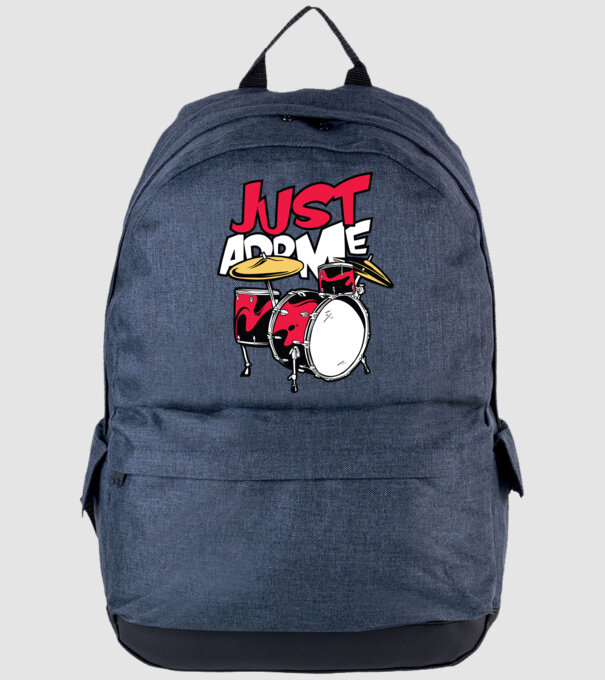 Just add me Drums model albastru jeanși pe tricou