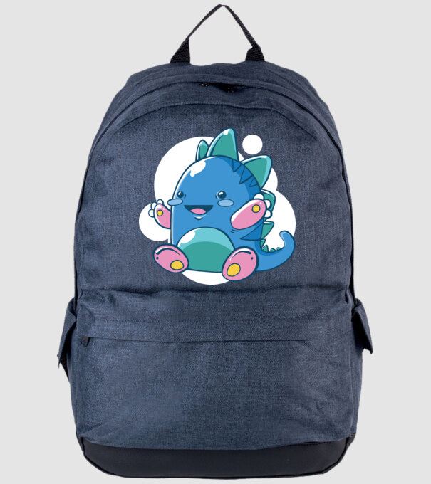 Bebe dragon model albastru jeanși pe tricou
