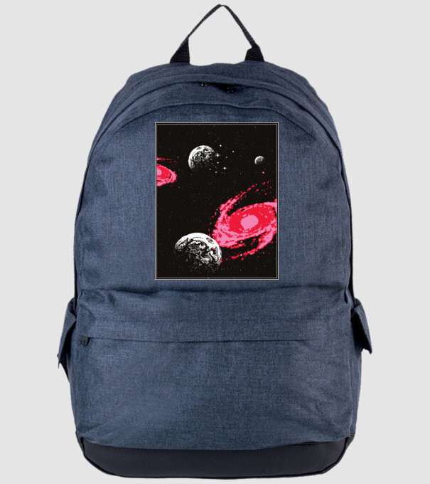 Cosmos Spațiu model albastru jeanși pe tricou
