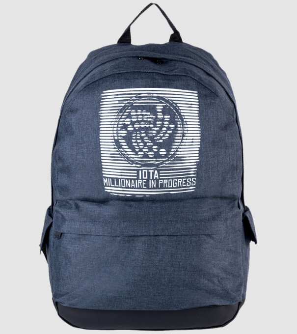Criptomonedă Miliardar în curs de încărcare model albastru jeanși pe tricou