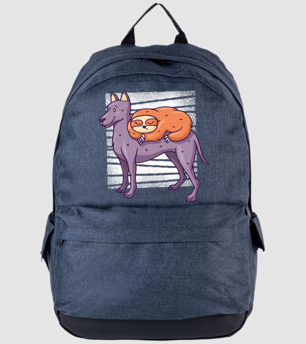 Leneș pe câine model albastru jeanși pe tricou