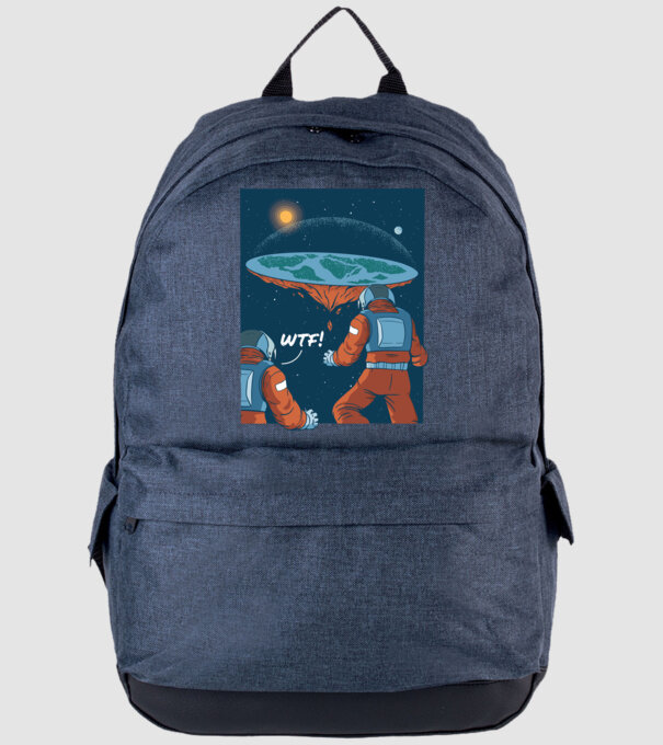 Astronaut Pământ plat model albastru jeanși pe tricou