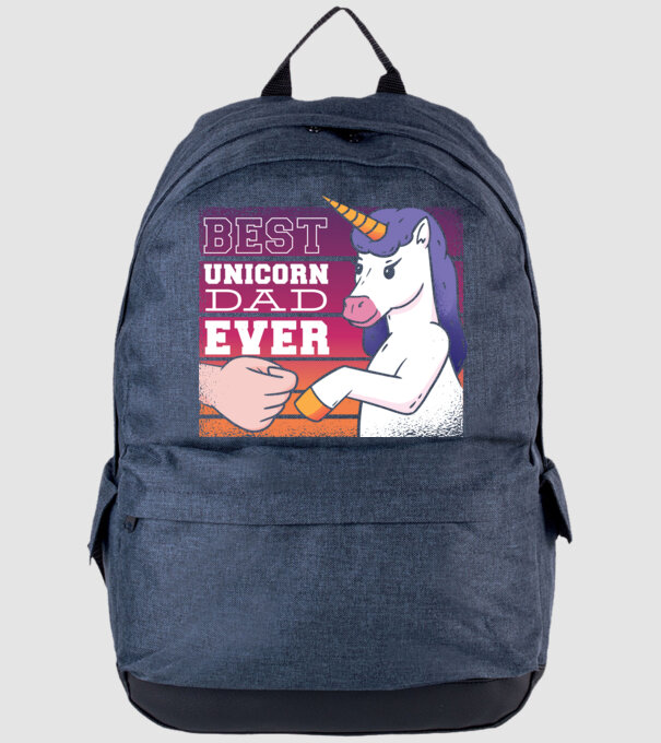 Cel mai bun Tată Unicorn model albastru jeanși pe tricou
