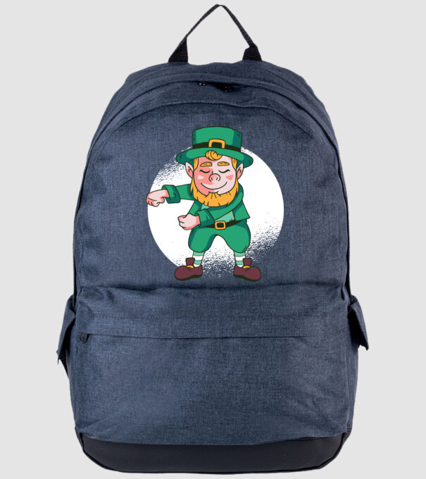 Leprechaun Floss - St. Patrick DAB dans model albastru jeanși pe tricou